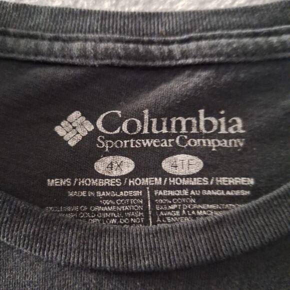 Yosemite National Part Columbia Black Graphic T-Shirt Size 4X Cotton - Picture 3 of 8